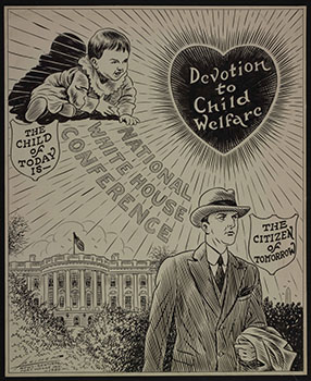 Image from materials distributed to delegates at the third White House Conference on Children, 1930. (White House Conference on Child Health and Protection records, Box 145, Hoover Institution Archives)